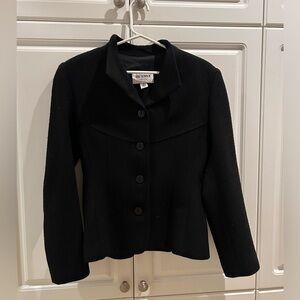Holt Renfrew Black Boucle Blazer Size 10US